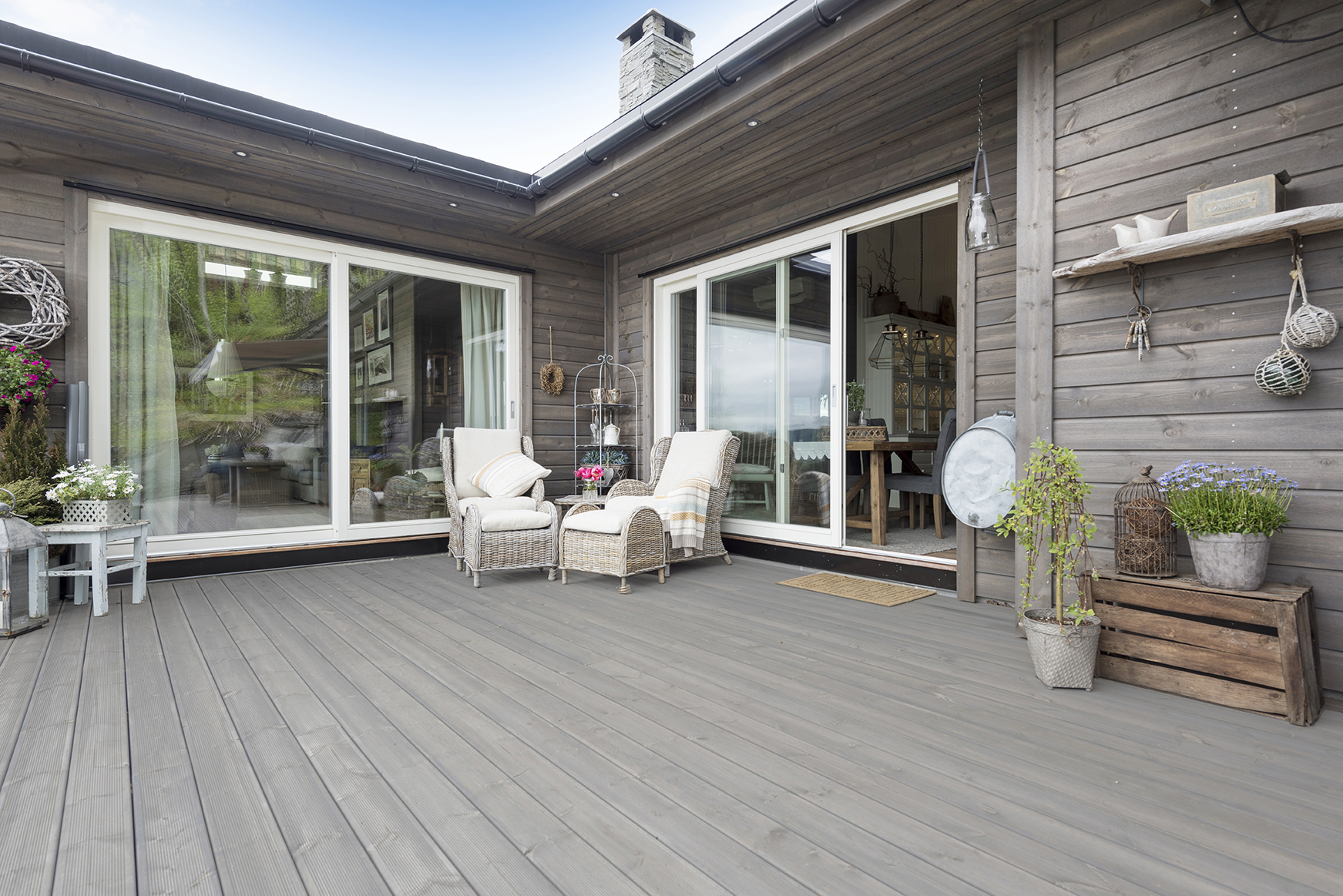 Terrassebord grå UNO