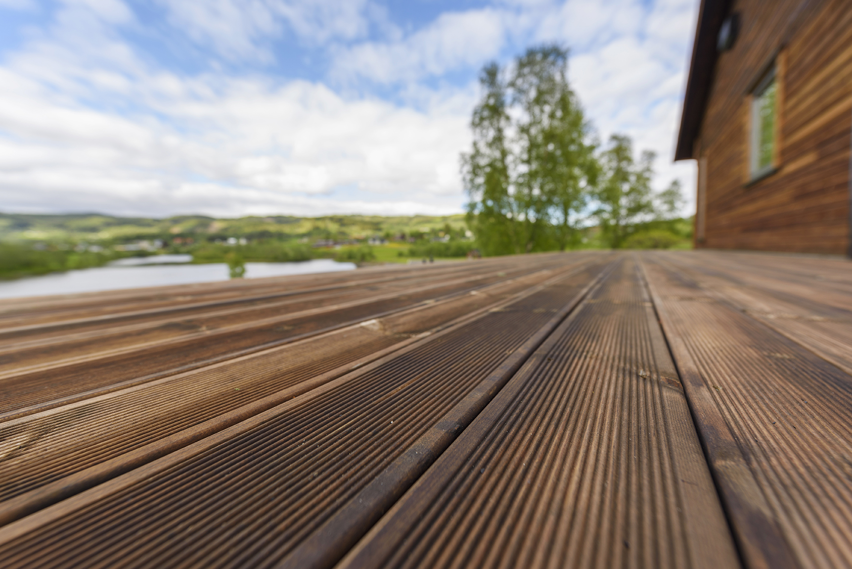 Terrassebord brun